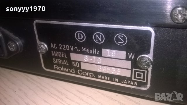 ROLAND S-10 MADE IN JAPAN-ВНОС ШВЕЦИЯ, снимка 9 - Синтезатори - 27886813