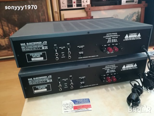 NAD-КРАЙНИ СТЪПАЛА 2БР ВНОС SWISS 2112230822, снимка 6 - Ресийвъри, усилватели, смесителни пултове - 43497277