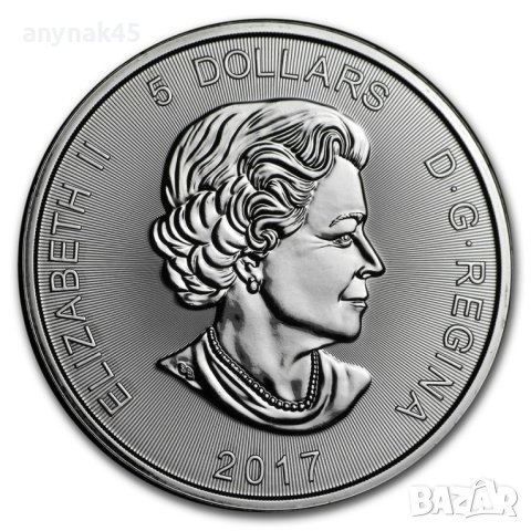 1oz. Канадски рис , снимка 2 - Нумизматика и бонистика - 42677162