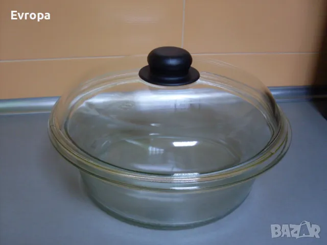 Стъклен съд- тенджера, тава., снимка 18 - Съдове за готвене - 45592758