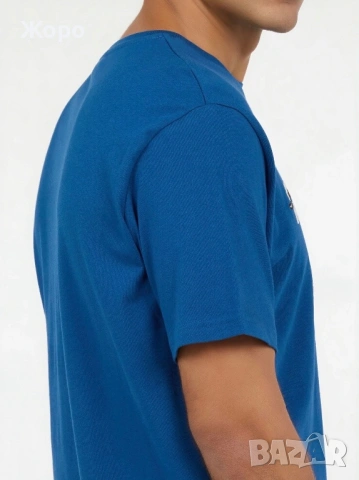 Оригинална Roberto Cavalli Синя Тениска – Snake Logo Design – Нова с Етикети и Торбичка – Luxury , снимка 5 - Тениски - 53507098