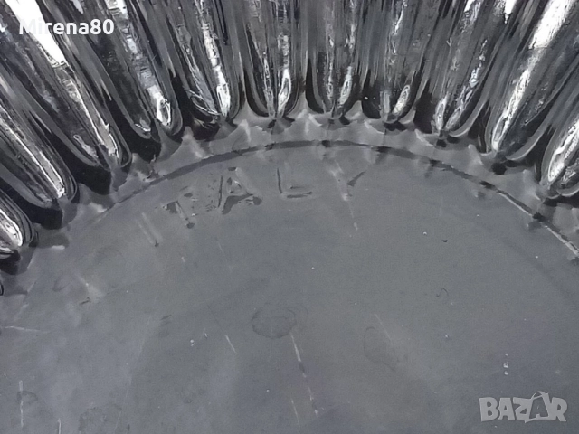 Кристален пепелник, снимка 5 - Антикварни и старинни предмети - 52081252