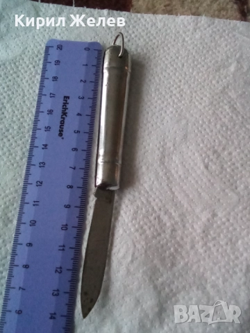Старо джобно ножче 51946, снимка 6 - Антикварни и старинни предмети - 52854231