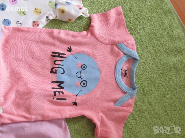  Сет от три броя бебешко боди за момиче размер 50/56, ново, снимка 6 - Бодита за бебе - 28766568