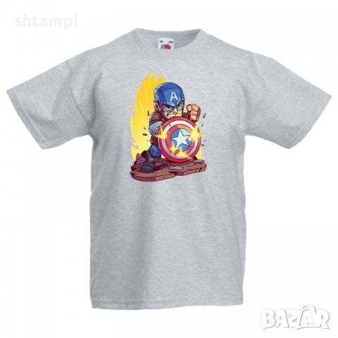 Детска тениска Marvel Captain America 2 Игра,Изненада,Подарък,Геймър,, снимка 6 - Детски Блузи и туники - 36716531