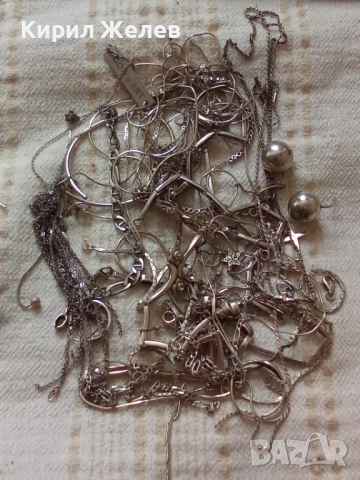 100 грама сребърни накити за поправка за части за реставрация или материал 51431, снимка 2 - Бижутерийни комплекти - 51952157