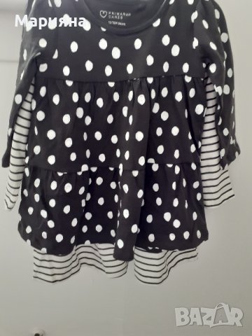 нов к-т 2 броя рокли за момиче 12-18мес., снимка 6 - Бебешки рокли - 37151543