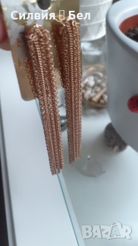 Висящи обеци , снимка 3 - Обеци - 32654142