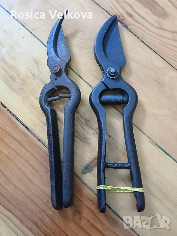 Стари ретро лозарски ножици 