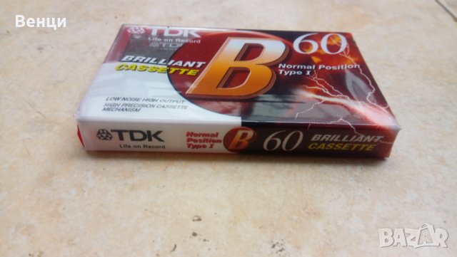 TDK-B 60-аудио касетка., снимка 2 - Други - 34849036