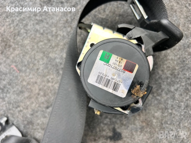 607707100C. Предпазен колан заден десен  за Фиат Гранде пунто.735364446, снимка 2 - Части - 52150144