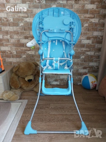 столче за хранене с музикален панел и занимателна играчка , снимка 5 - Столчета за хранене - 51383208