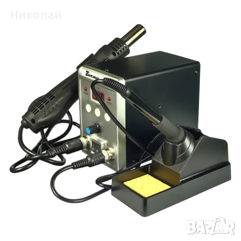 Станция за запояване Sumsour 8586 горещ въздух, поялник, дигитален дисплей., снимка 2 - Друга електроника - 53411420