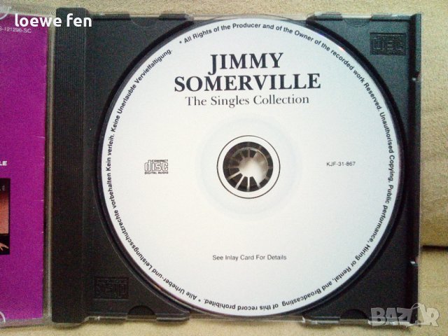 Jimmy Somerville, снимка 3 - CD дискове - 38641497
