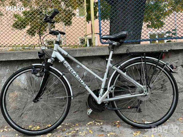 28 цола алуминиев велосипед с 21 скорости усилени капли амортисьори предни като нов , снимка 1