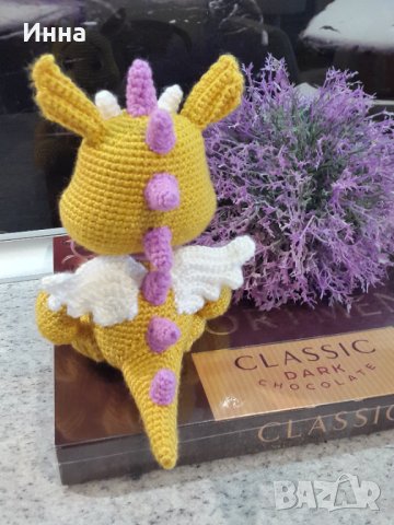 Символ на 2024, Драконът, Плетена играчка, Ръчно изработена, Перфектен подарък, снимка 9 - Плюшени играчки - 43114490