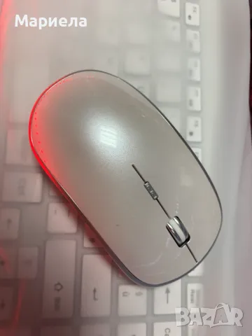 Комплект Безжични Клавиатура и Мишка / Ултра Тънка Безжична Клавиатура, снимка 12 - Клавиатури и мишки - 48124768