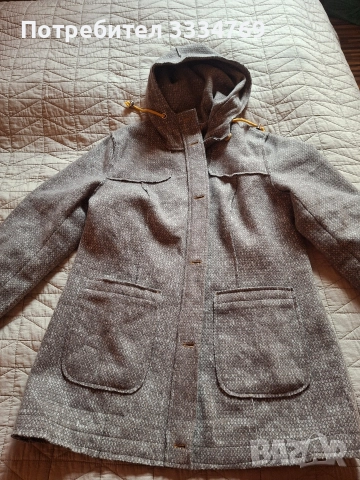 Палто вълнено тънко