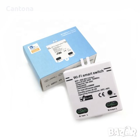 eWeLink WI-FI Smart Switch 5A/1000W, безжичен превключвател, синхронизация, Android/IOS,Alexa, Googl, снимка 5 - Друга електроника - 40744891