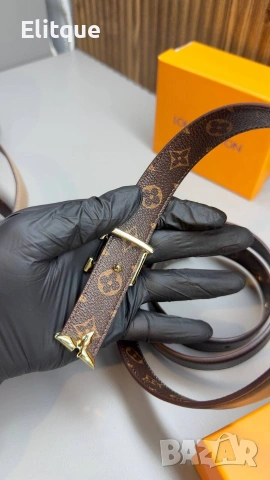 колани от естествена кожа в кутия Louis Vuitton , снимка 8 - Колани - 53068009