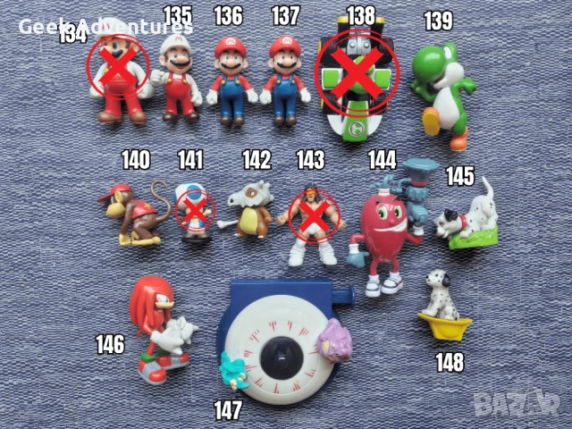 Колекционерски Фигурки и Играчки - The Simpsons Super Mario Pez Gormiti, снимка 7 - Колекции - 48109612