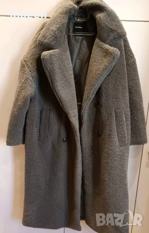 Teddy Bear палто в сиво, снимка 2 - Палта, манта - 52947560