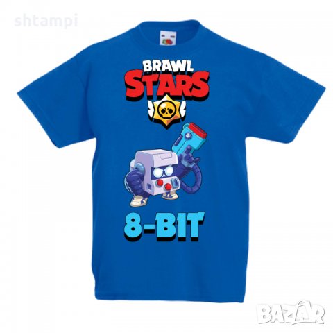 Детска тениска Brawl Stars 8-bit, снимка 4 - Детски тениски и потници - 32919599