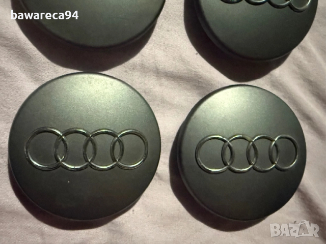 Капачки за джанти за Audi 68мм оригинални, снимка 4 - Аксесоари и консумативи - 51527720