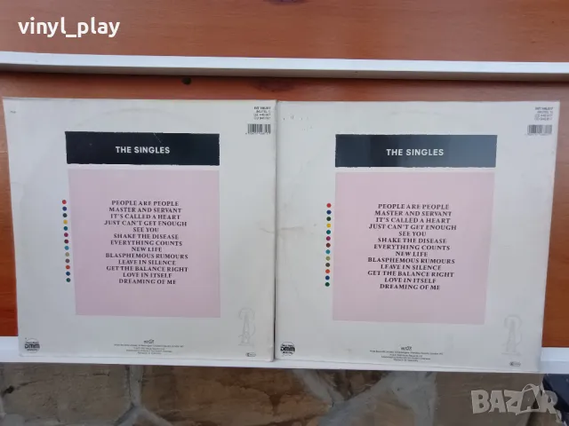 Depeche Mode  – THE SINGLES Color vinyl , снимка 5 - Грамофонни плочи - 38741763