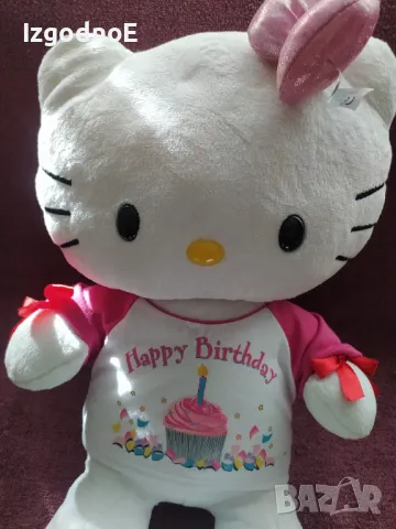 Голяма плюшена играчка Hello kitty , снимка 4 - Плюшени играчки - 47896915