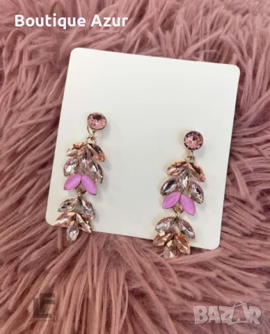 Обеци LFS Queen 9647  , снимка 3 - Обеци - 50328493