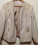 Яке тип бомбер с дантела и перли, снимка 2