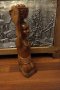Африканска масивна дървена статуетка ръчна изработка , снимка 2