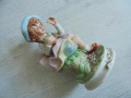 № 8429 Винтидж порцеланова фигурка – Момиче с цветя, снимка 7