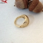 Пръстен с 14К златно покритие 224828, снимка 3