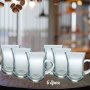 Комплект от 6 броя стъклени чаши, сервиз за кафе или чай, 150ml, снимка 2