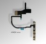 Лентов кабел Бутон включване с метална пластинка за iPhone XS Max on/off, снимка 1 - Резервни части за телефони - 33094308