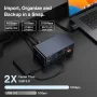iVANKY FusionDock Max 1 Съвместим с Thunderbolt 4, докинг станция за монитор 20-в-1 Quad 6K@60Hz, 40, снимка 7