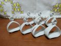 Стар български порцелан пръстени за салфетки , снимка 3