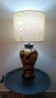 Vintage, немска, настолна лампа, ръчно изработени и оцветена. , снимка 7