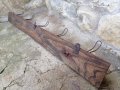 Стара Соц Дървена Закачалка / 115 см / 2,5 кг. , снимка 4