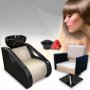 Оборудване за фризьорски салон в черно и екрю , снимка 1 - Фризьорски столове - 26598798