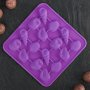 1301 Силиконова форма за бонбони и лед морско дъно миди рапани раковини, снимка 2