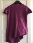 Дамска тениска ZARA, 100% памук, щампа с камъни, асиметрична, много запазена, снимка 7