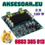 Нов Двуканален стерео цифров аудио усилвател клас D TPA3116D2 с 120W+120W 2*120W мощност на усилване, снимка 5