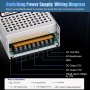 Импулсно захранване 12V 40A 480W AC/DC за LED, снимка 5