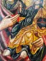 Стара Икона Богородица - ръчно рисувана върху дърво, снимка 4