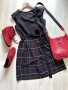 Прекрасна елегантна рокля Nadine M размер и нови боти в наситен червен цвят Gabor 40 размер , снимка 6