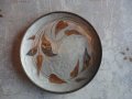 Страхотна бронзова чиния с емайл 2, снимка 5