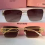 Miu 2024 дамски слънчеви очила правоъгълни 7 цвята , снимка 9